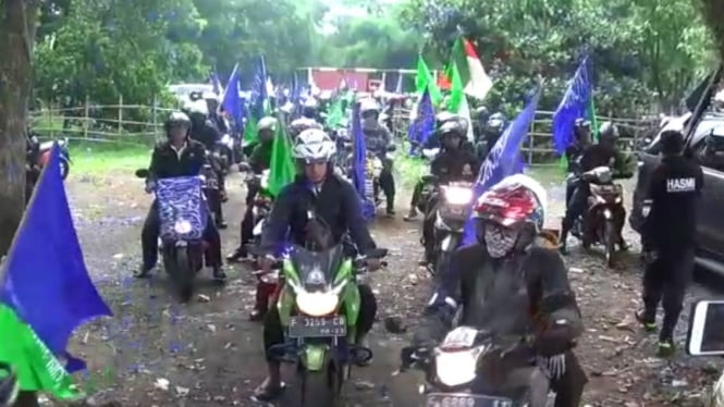 Ratusan pengendara motor dari Bogor menuju Jakarta ingin hadiri reuni 212