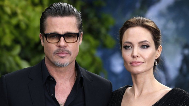 Brad Pitt dan Angelina Jolie berpisah pada 2016. -PA