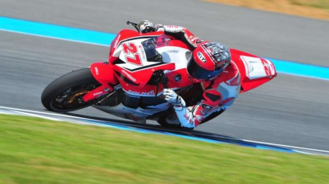 Pembalap Astra Honda Racing Team (AHRT), Andi Farid Izdihar (Andi Gilang).