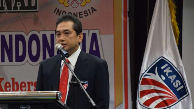 Ketua Umum PB Ikatan Anggar Seluruh Indonesia, Agus Suparmanto