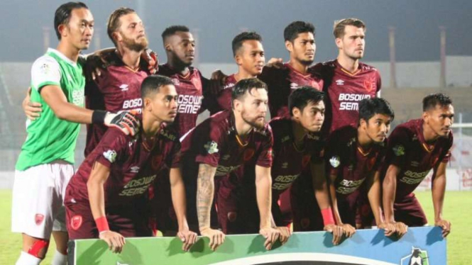 Skuat PSM Makassar di Liga 1 2018 lalu.