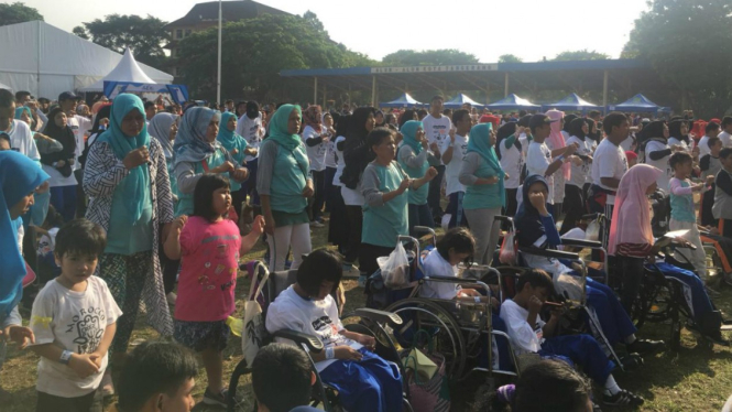 Peringatan Hari Disabilitas Internasional 2018 di Tangerang, Banten.