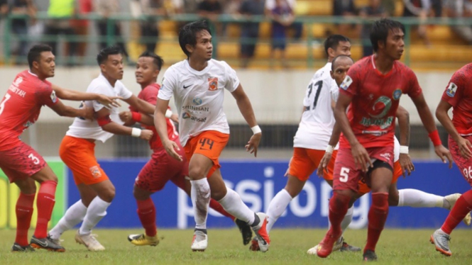 Pertandingan Martapura FC vs Borneo FC di Piala Indonesia