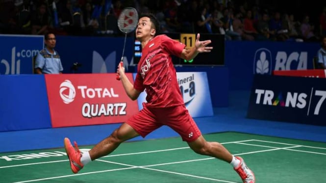 Tunggal putra Indonesia, Anthony Sinisuka Ginting.