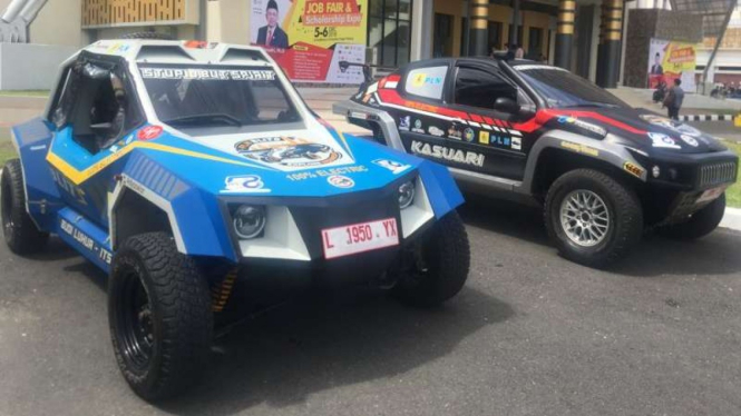  Mobil  Listrik  Karya Anak  Bangsa  Siap Jajal Rally Dakar 