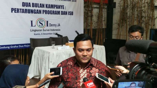 Rully Akbar, Lingkaran Survei Indonesia atau LSI pimpinan Denny JA.