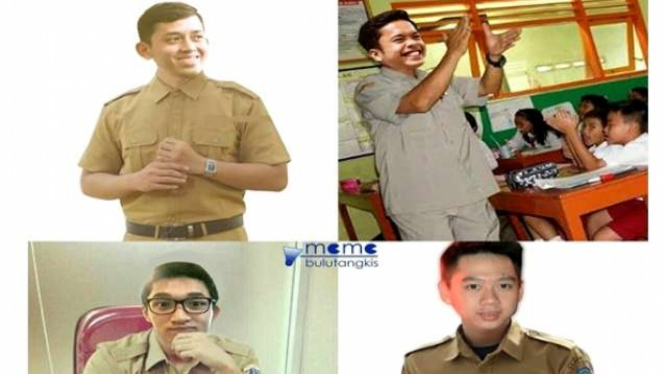 Meme kocak tampang bintang bulutangkis Indonesia jadi Pegawai Negeri Sipil (PNS)