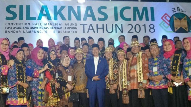 Jokowi hadiri Silaturahmi ICMI 2018.