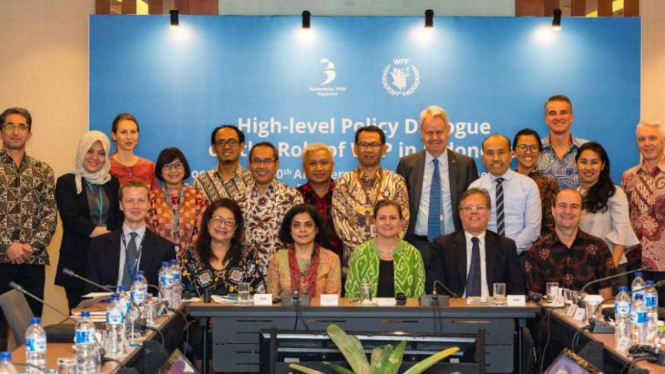 Peringatan 50 tahun kerja sama WFP dan Indonesia, di Jakarta.