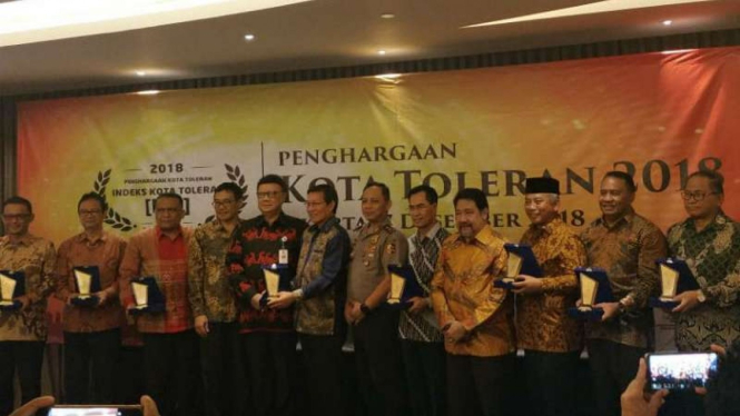 Penghargaan kota paling toleran 2018 versi Setara Institute