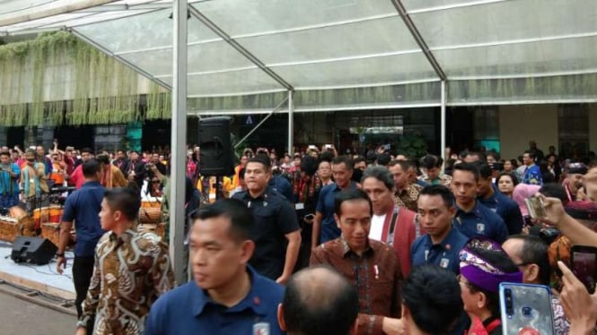 Presiden Joko Widodo menghadiri acara Kongres Kebudayaan Indonesia 2018