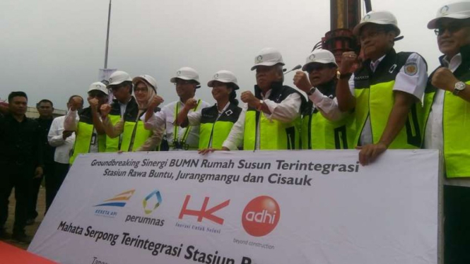Sinergi BUMN Rumah Susun Terintegrasi Stasiun Rawa Bambu, Juramangu, dan Cisauk