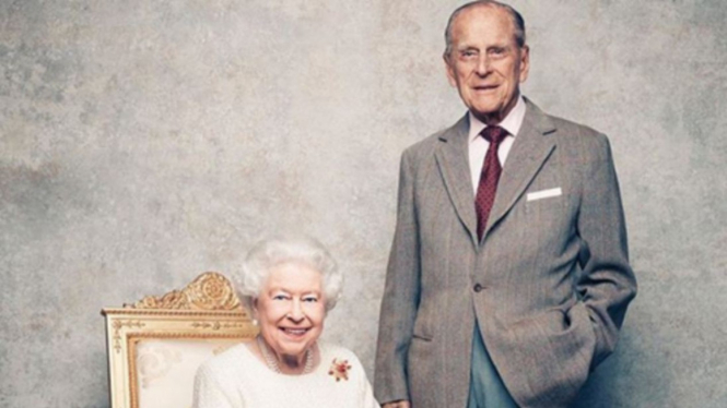 Ratu Elizabeth II dan Pangeran Philip.