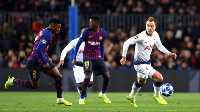 Pertandingan Barcelona vs Tottenham Hotspur