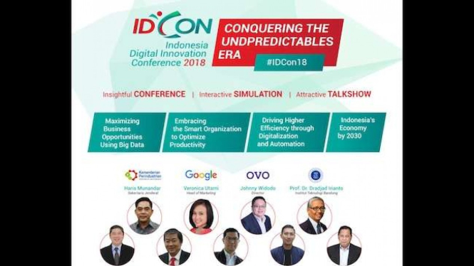 Indonesia Digital Conference (IDCon) 2018.