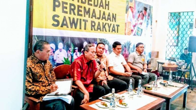 Badan Pengelola Dana Perkebunan Kelapa Sawit menggelar diskusi dengan tema "Membedah Peremajaan Sawit Rakyat".