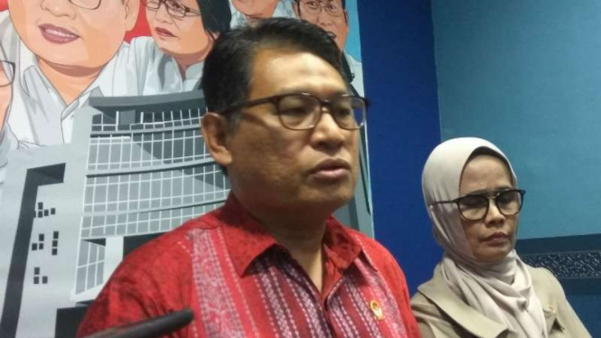 Ketua LPSK Abdul Haris Semendawai di Jakarta, Kamis, 13 Desember 2018.