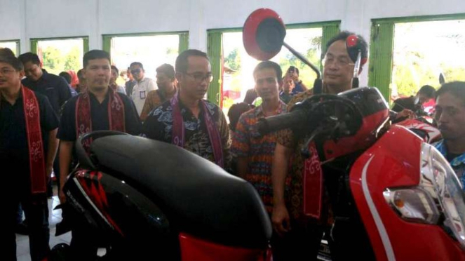 Astra Honda Motor berikan bantuan ke SMK N 3 Tanjung Selor, Kalimantan Utara