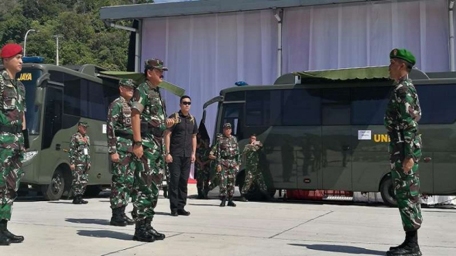 Panglima TNI Marsekal Hadi Tjahjanto di Natuna