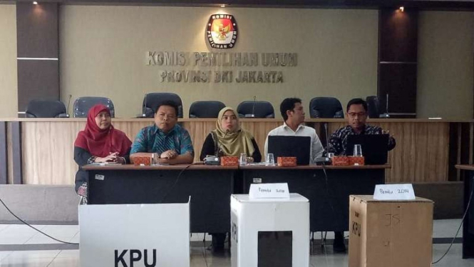 KPU DKI Jakarta merilis daftar pemilih tetap Pilpres dan Pileg 2019 