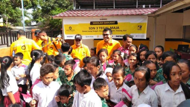 pelajar SDN Tegal Maja, Lombok Utara