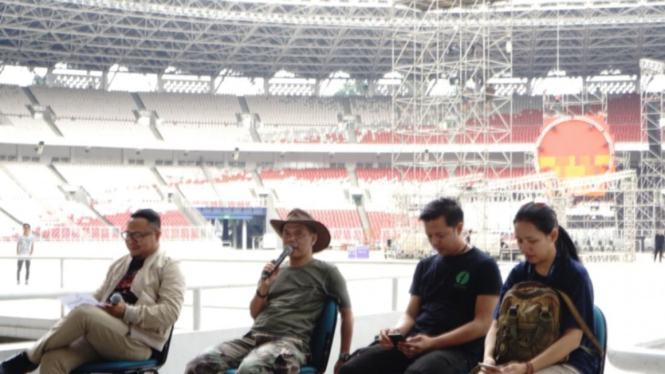 Konferensi pers konser Slank di GBK, Jakarta