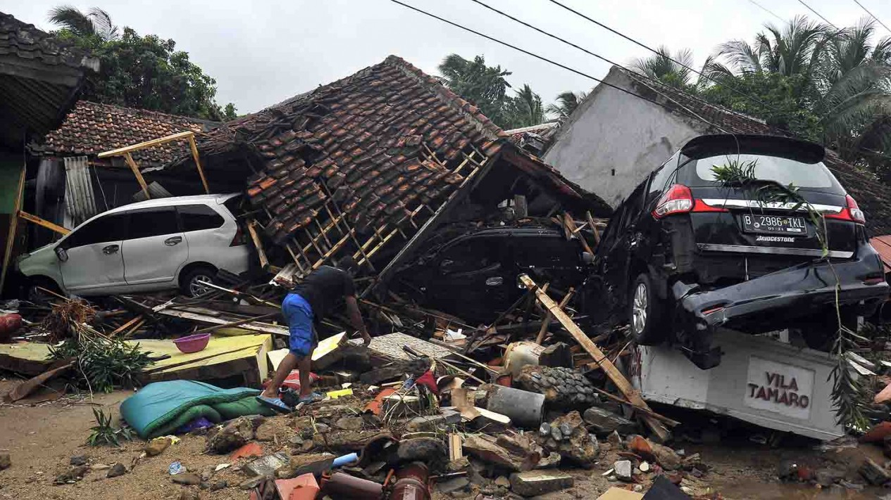 Tsunami Banten Korban Tewas Terbanyak Ditemui di Empat Hotel Ini