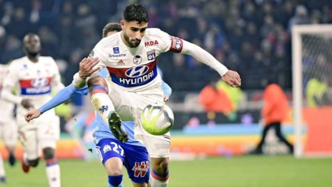 Gelandang serang Olympique Lyon, Nabil Fekir