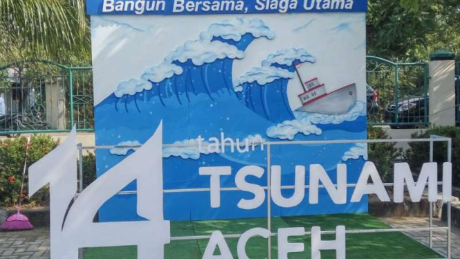 Peringatan 14 tahun tsunami Aceh.