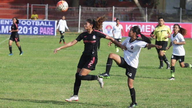 Pertandingan Women’s Football Camp 2018 Pare