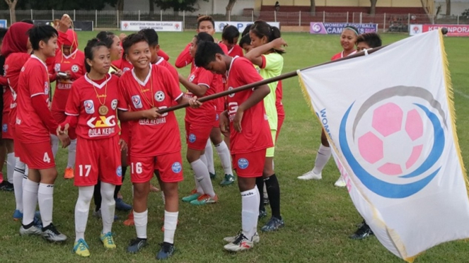 Candra Kirana juara Women’s Football Camp 2018 Pare