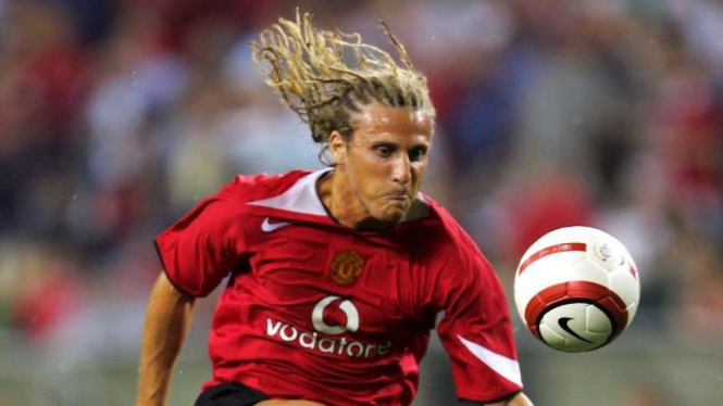 Diego Forlan saat membela Manchester United