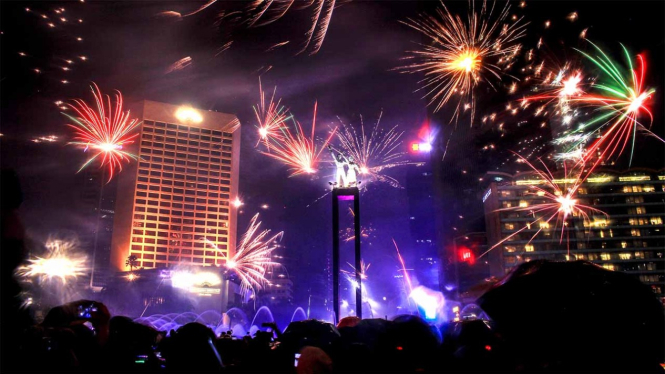 Perayaan Tahun Baru di Jakarta