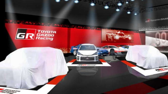Deretan mobil Toyota di Tokyo Auto Salon 2019.