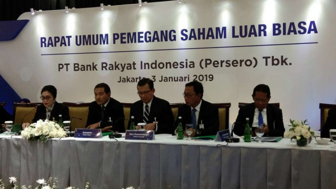 RUPSLB PT Bank Rakyat Indonesia Tbk (BBRI).