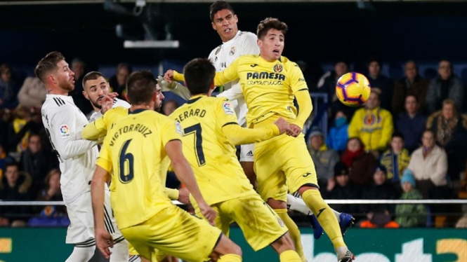 Pertandingan Villarreal vs Real Madrid