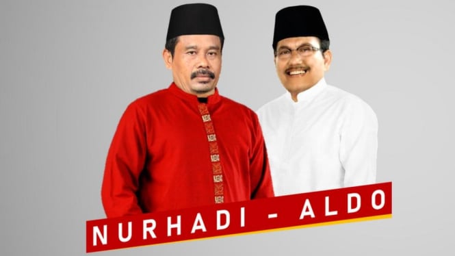 Poster Nurhadi-Aldo yang tesebar di media sosial. - Facebook: Nurhadi Aldo