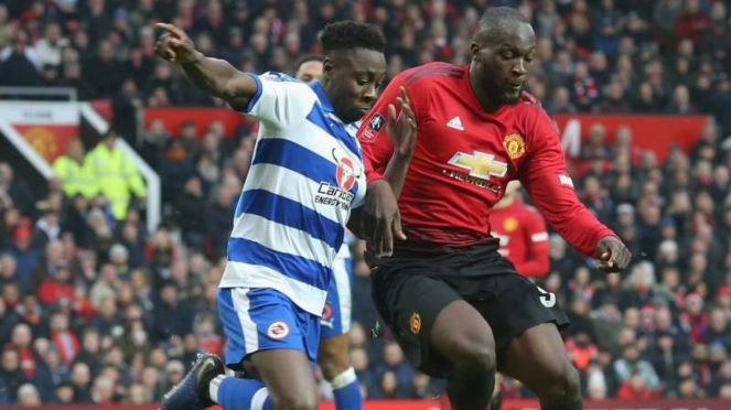 Pertandingan Piala FA antara Manchester United kontra Reading di Old Trafford