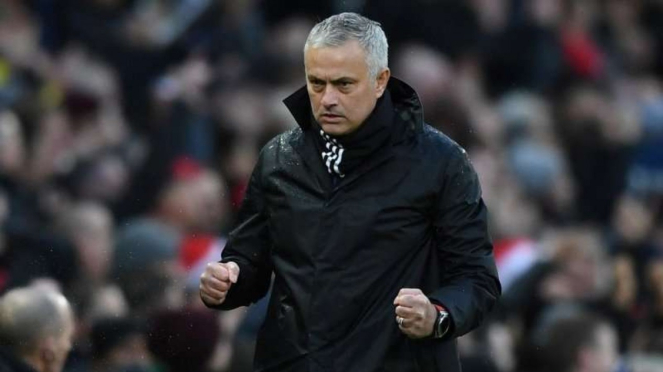 Jose Mourinho saat masih menangani Manchester United