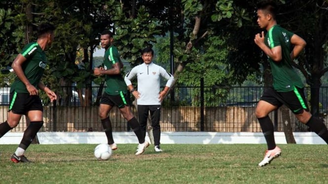 Sesi pemusatan latihan Timnas Indonesia U-22 di Jakarta