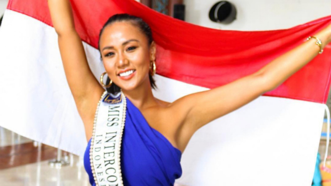 Aluna Rifani, Wakil Indonesia di Miss Intercontinental 2019.