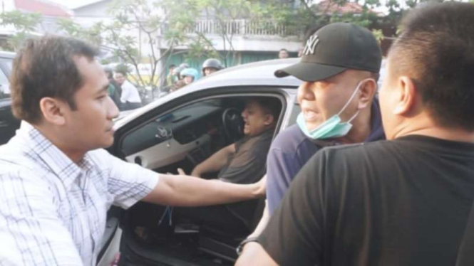 Jaksa menangkap eks Ketuk DPRD Surabaya, Wishnu Wardhana.