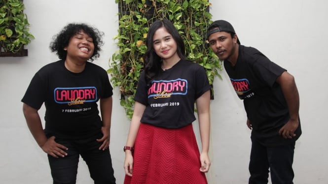 Kunjungan Pemeran Film Laundry Show, Marshel Widianto, Tissa Biani, Mamat Alkatiri.