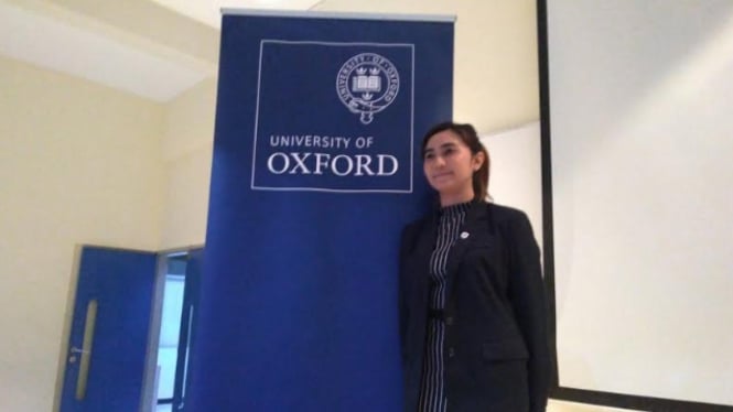 Mahasiswi program doktor Universitas Oxford, Sasza Chyntara Nabilla.