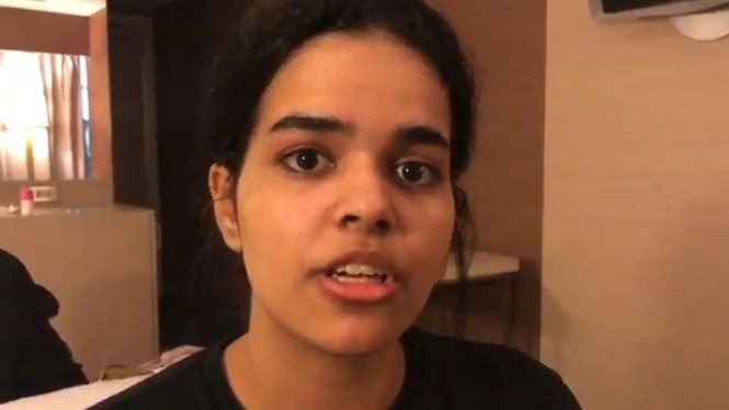 Rahaf Mohammed al-Qunun mengatakan ingin menikmati kebebasan, belajar dan bekerja.-AFP