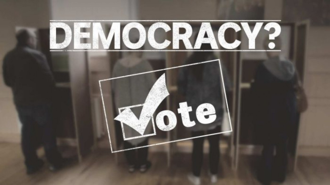 Apakah negara yang bernama demokratik juga sudah menjalankan demokrasi sepenuhnya ?