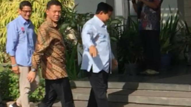 Prabowo-Sandiaga ke rumah SBY, Kamis, 10 Januari 2019