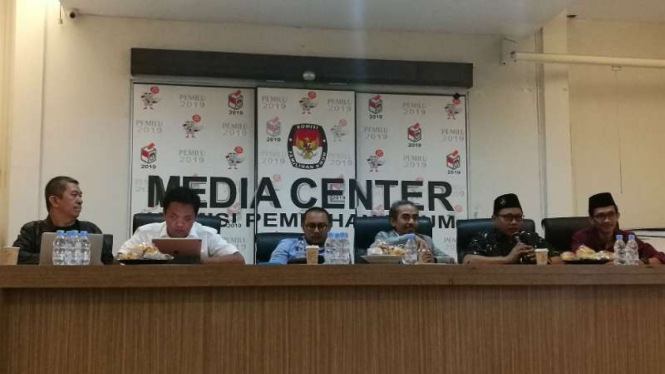 Diskusi di Media Center KPU, Kamis 10 Januari 2019