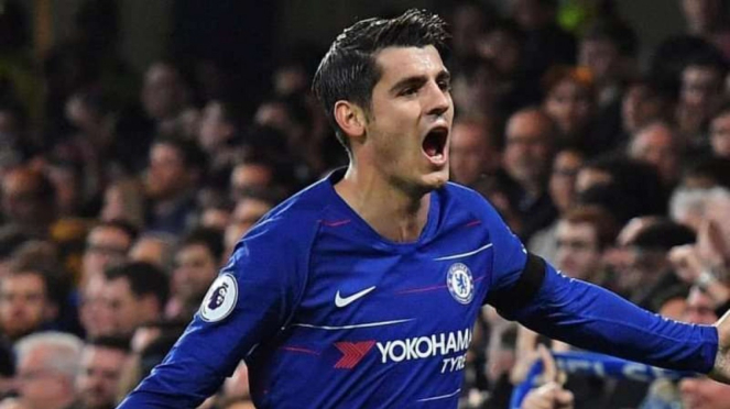 Penyerang Chelsea, Alvaro Morata