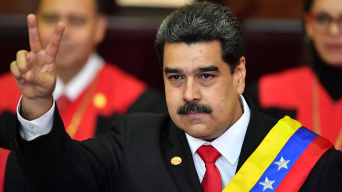 Nicolas Maduro dilantik sebagai presiden Venezuela untuk kedua kalinya. - Getty Images